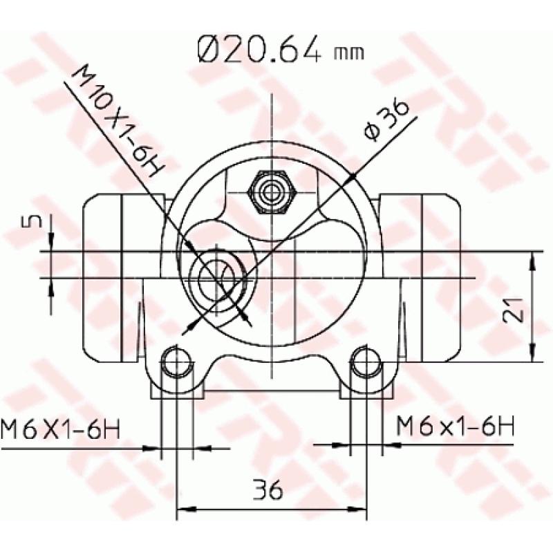 Cylindre de roue TRW BWF282 - Visuel 1