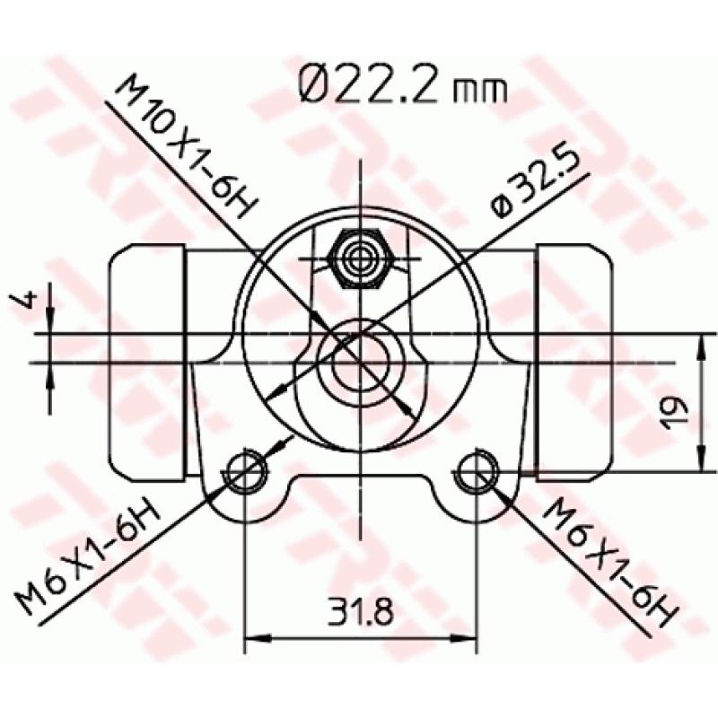 Cylindre de roue TRW BWH167 - Visuel 1