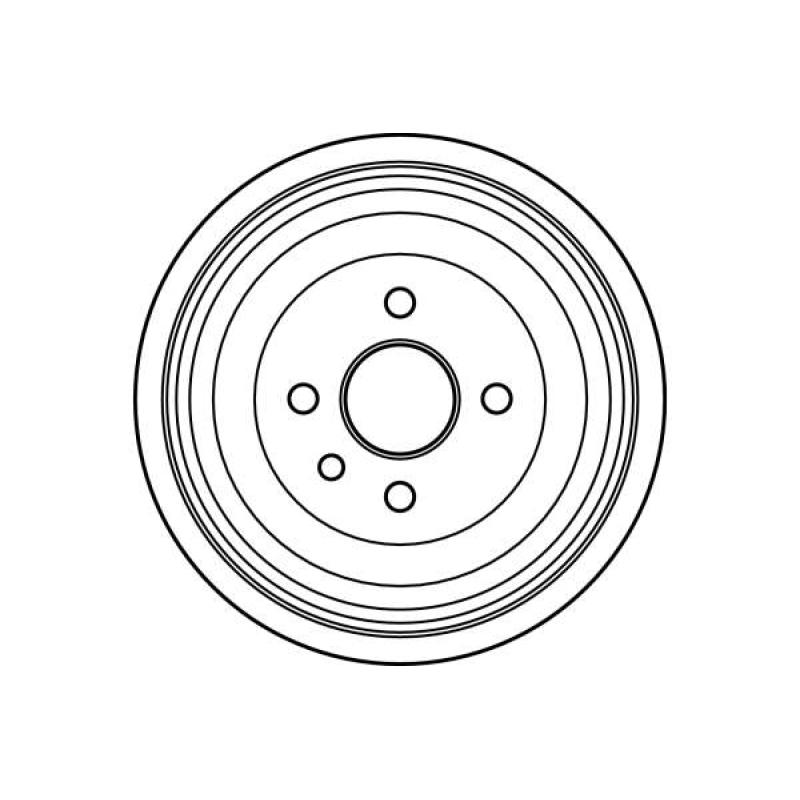 Tambour de frein TRW DB4002 - Visuel 1