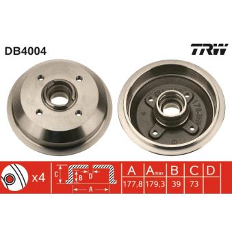 Tambour de frein TRW