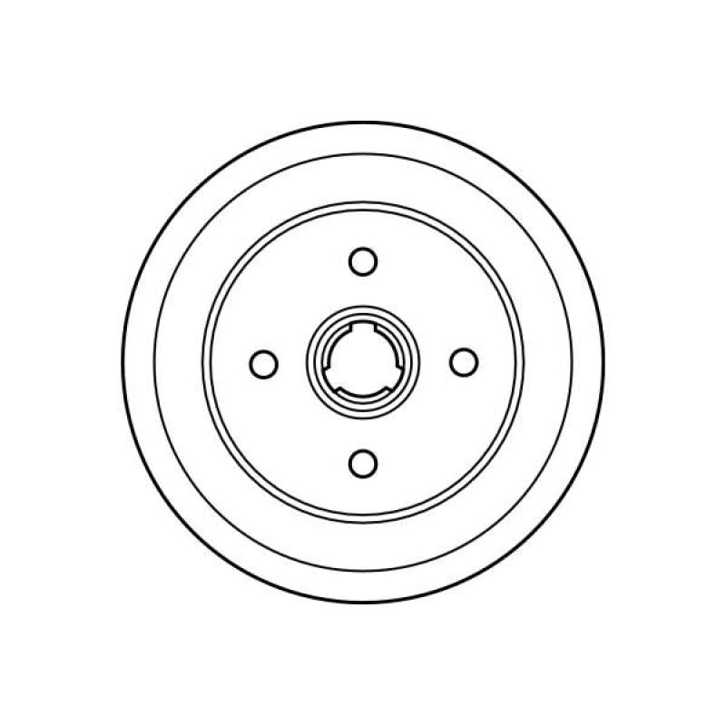 Tambour de frein TRW DB4014 - Visuel 1