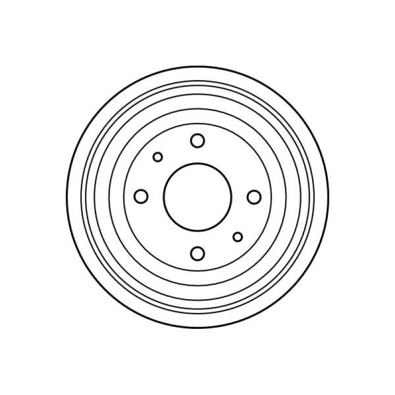 Tambour de frein TRW DB4058 - Visuel 1
