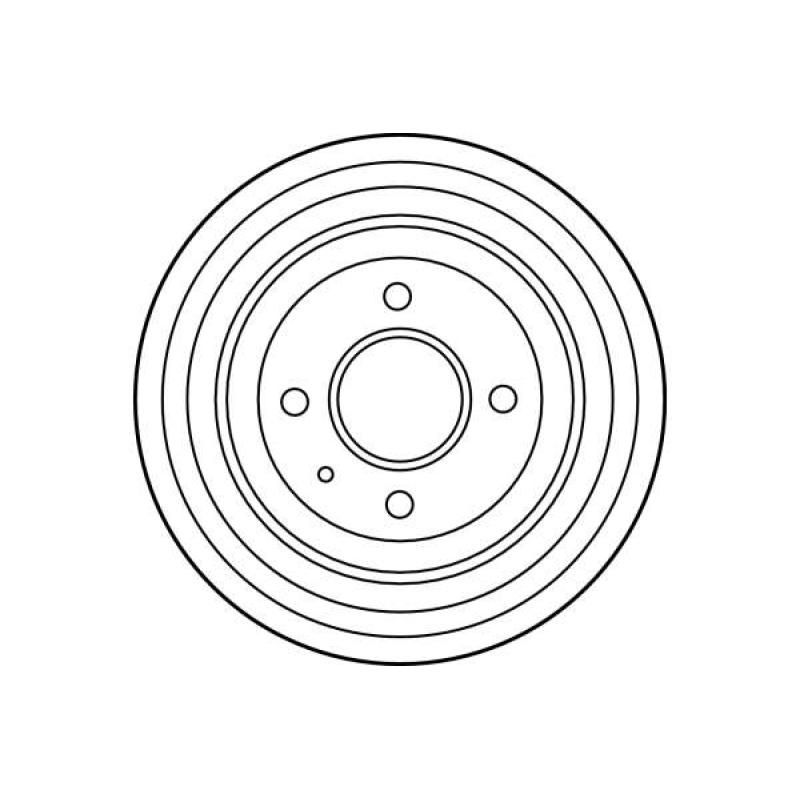 Tambour de frein TRW DB4065 - Visuel 1