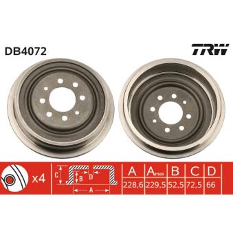 Tambour de frein TRW