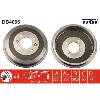 Tambour de frein TRW