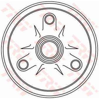 Tambour de frein TRW DB4122