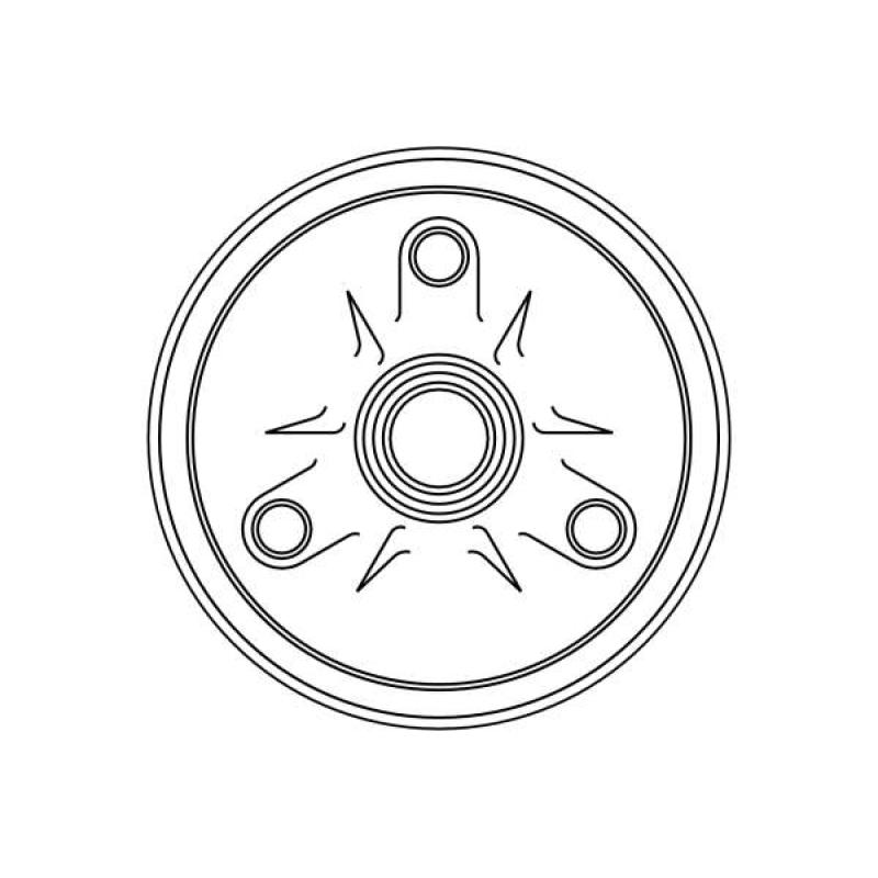 Tambour de frein TRW DB4122 - Visuel 1
