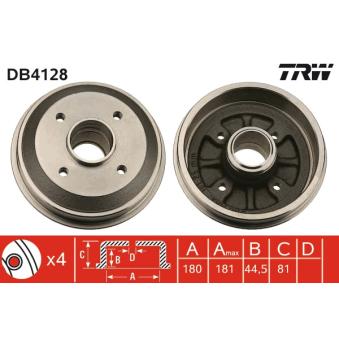 Tambour de frein TRW