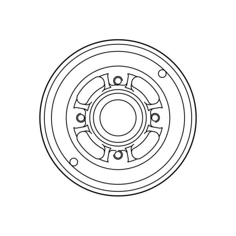 Tambour de frein TRW DB4245 - Visuel 1