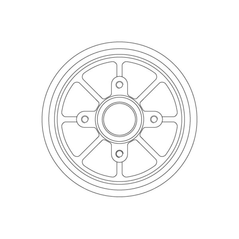 Tambour de frein TRW DB4310MR - Visuel 1
