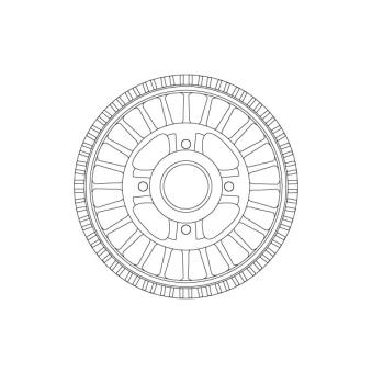 Tambour de frein TRW