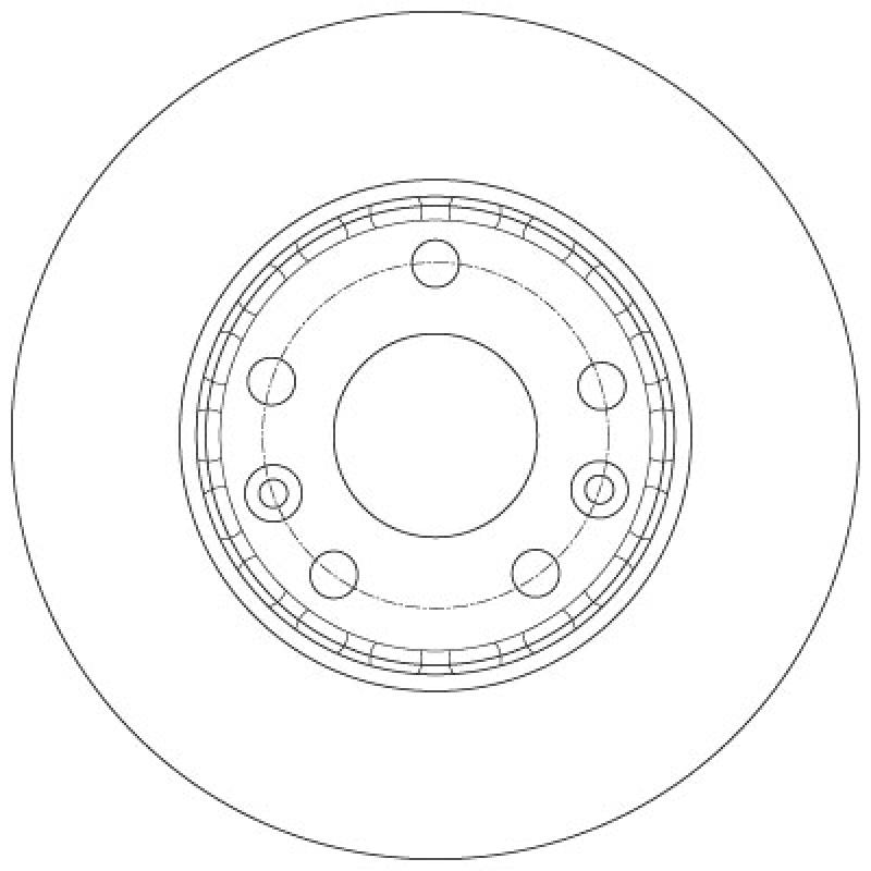Jeu de 2 disques de frein avant TRW DF6072 - Visuel 1