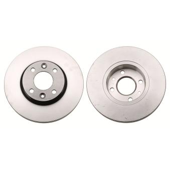 Jeu de 2 disques de frein avant TRW