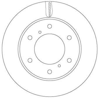 Jeu de 2 disques de frein avant TRW