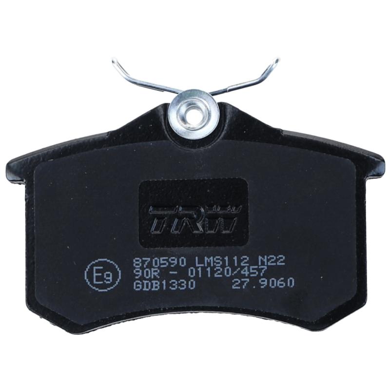 Jeu de 4 plaquettes de frein arrière TRW GDB1330 - Visuel 3