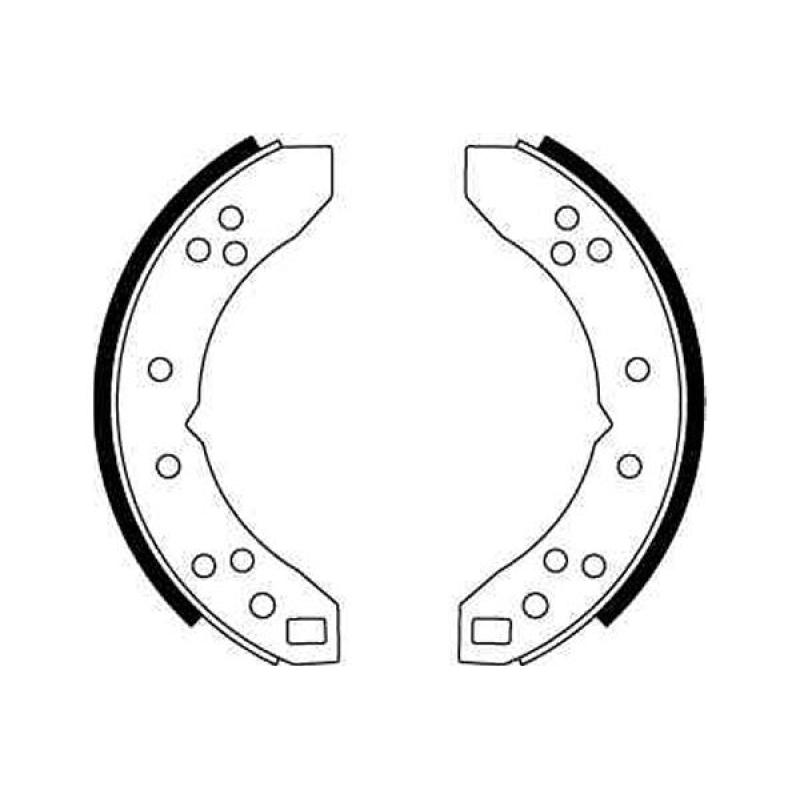 Jeu de mâchoires de frein TRW GS6017 - Visuel 1