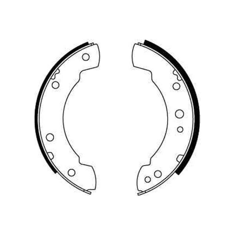 Jeu de mâchoires de frein TRW GS6140 - Visuel 1