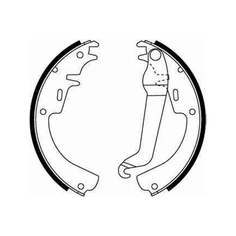 Jeu de mâchoires de frein TRW GS8015 - Visuel 1