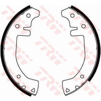 Jeu de mâchoires de frein TRW