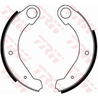 Jeu de mâchoires de frein TRW