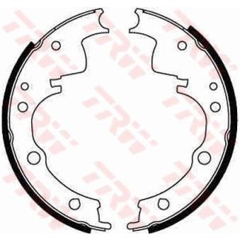 Jeu de mâchoires de frein TRW GS8148