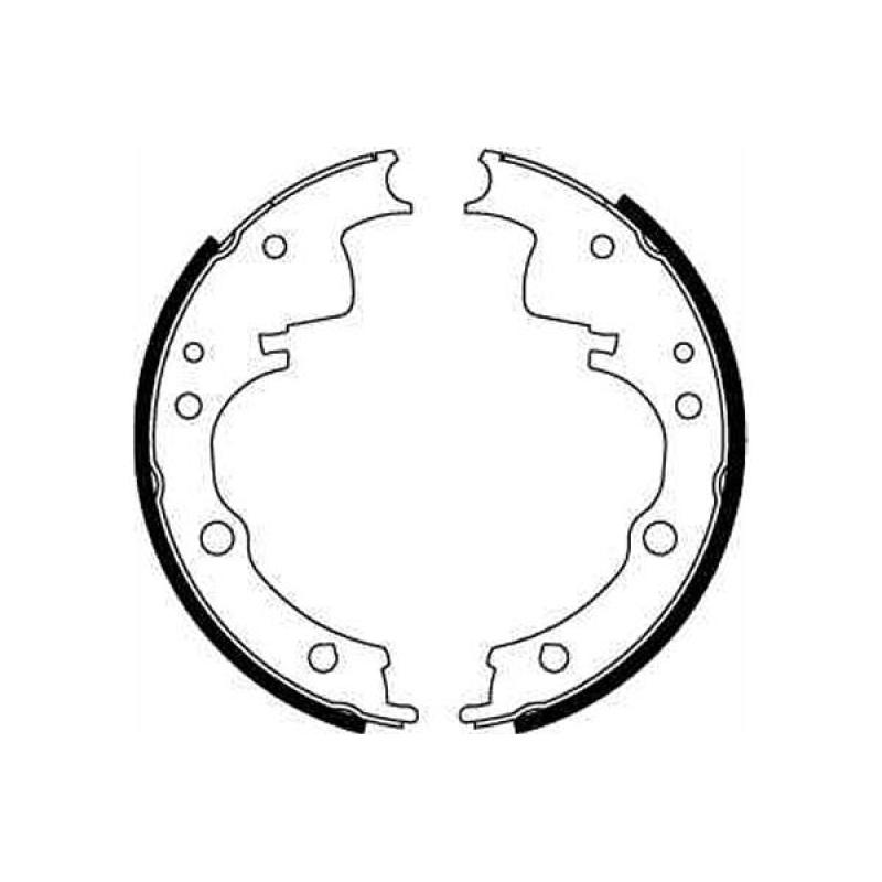 Jeu de mâchoires de frein TRW GS8148 - Visuel 1