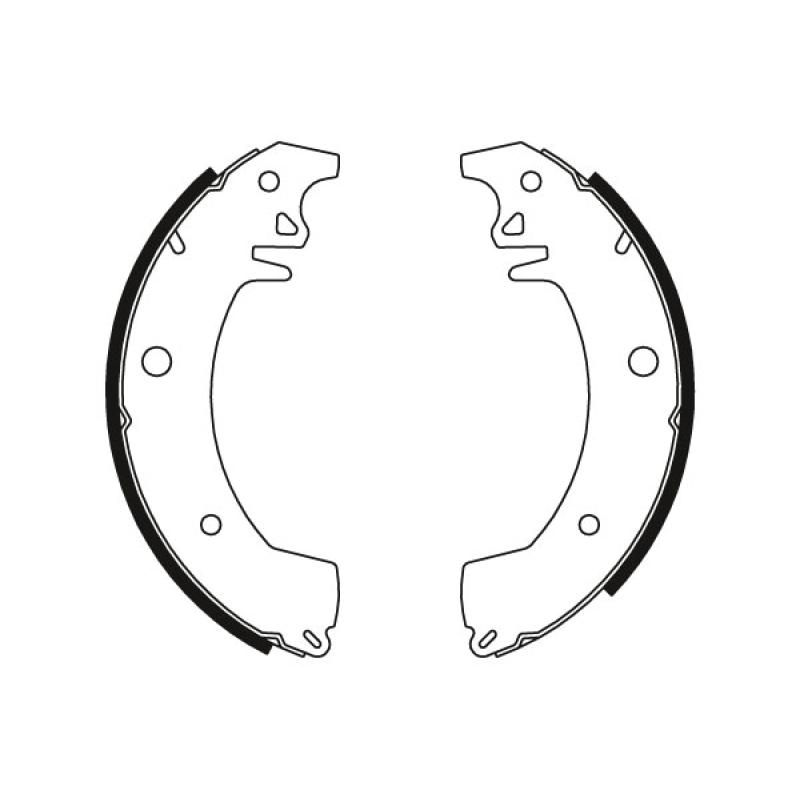 Jeu de mâchoires de frein TRW GS8154 - Visuel 1