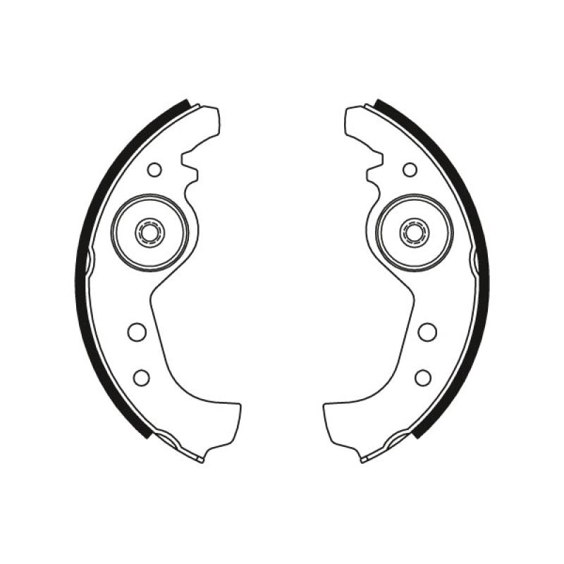 Jeu de mâchoires de frein TRW GS8160 - Visuel 1