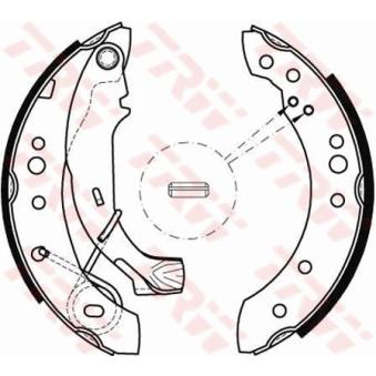 Jeu de mâchoires de frein TRW GS8467