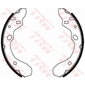 Jeu de mâchoires de frein TRW