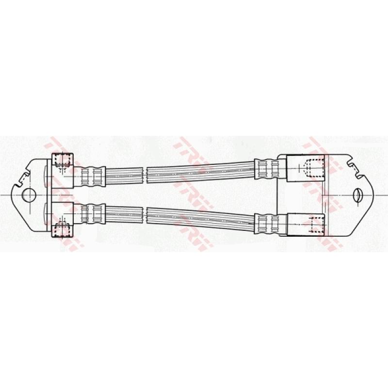 Flexible de frein TRW PHA496 - Visuel 1
