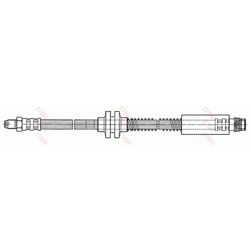 Flexible de frein TRW PHB444 - Visuel 1