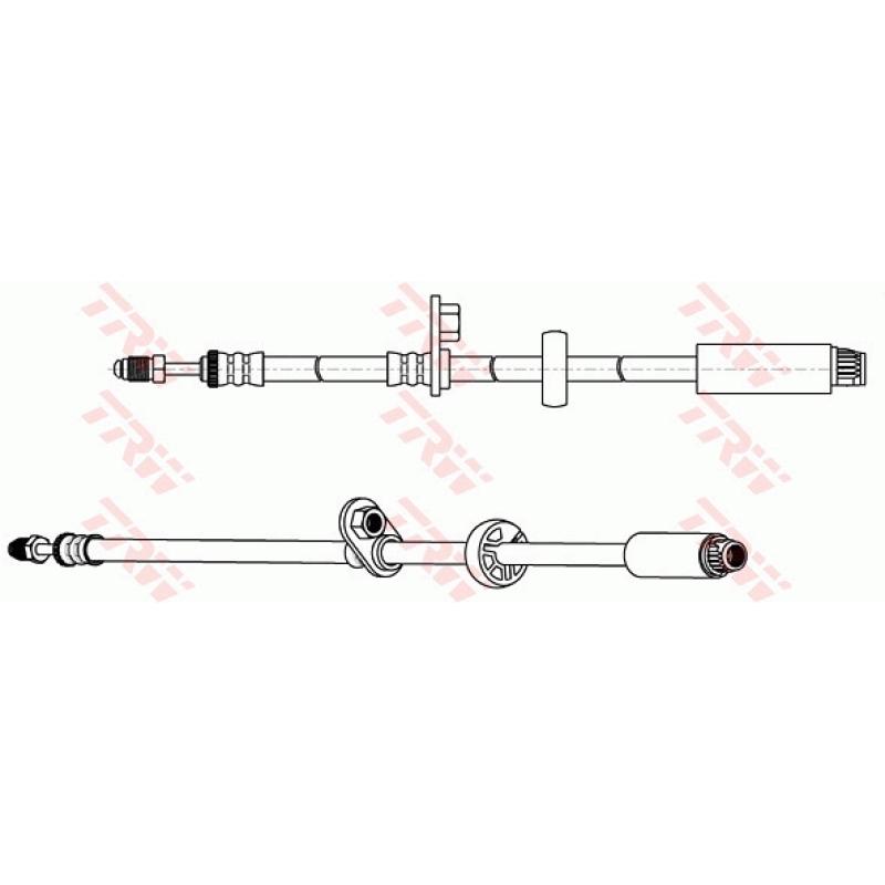 Flexible de frein TRW PHB664 - Visuel 1