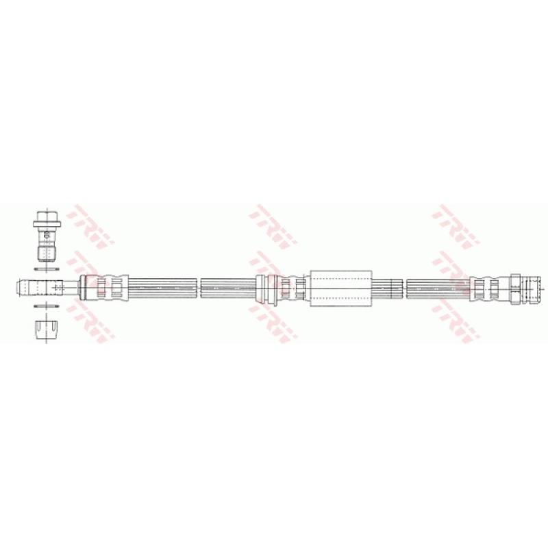 Flexible de frein TRW PHD1014 - Visuel 1