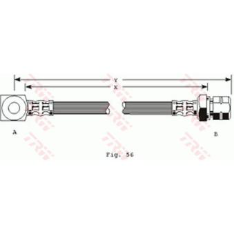 Flexible de frein TRW