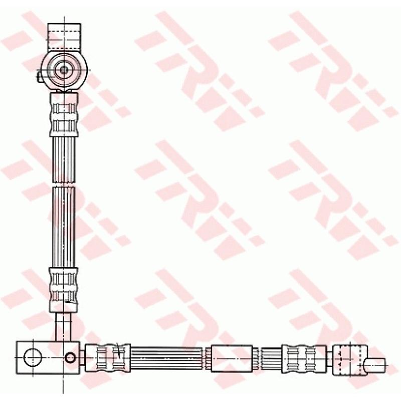 Flexible de frein TRW PHD541 - Visuel 1