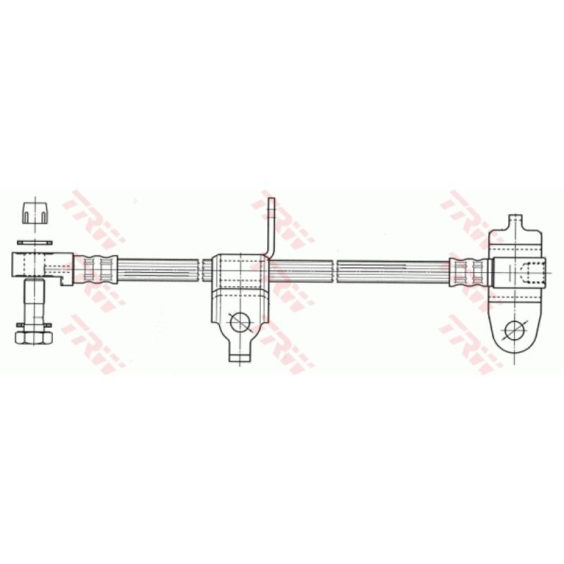 Flexible de frein TRW PHD953 - Visuel 1