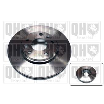 Jeu de 2 disques de frein avant QUINTON HAZELL BDC5838