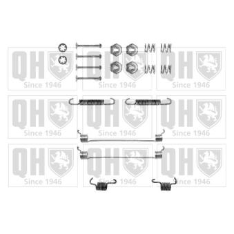 Kit d'accessoires, mâchoire de frein QUINTON HAZELL