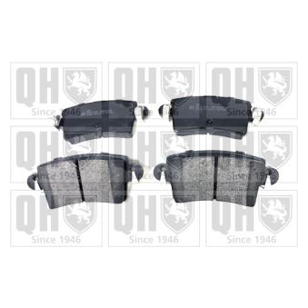 Jeu de 4 plaquettes de frein arrière QUINTON HAZELL