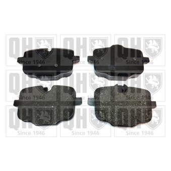Jeu de 4 plaquettes de frein arrière QUINTON HAZELL