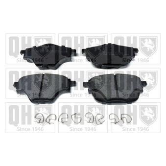 Jeu de 4 plaquettes de frein arrière QUINTON HAZELL