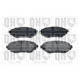 Jeu de 4 plaquettes de frein avant QUINTON HAZELL