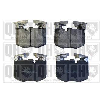 Jeu de 4 plaquettes de frein avant QUINTON HAZELL