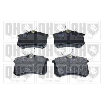 Jeu de 4 plaquettes de frein arrière QUINTON HAZELL