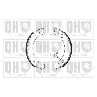 Jeu de mâchoires de frein QUINTON HAZELL