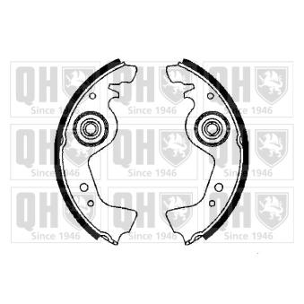 Jeu de mâchoires de frein QUINTON HAZELL