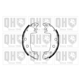 Jeu de mâchoires de frein QUINTON HAZELL