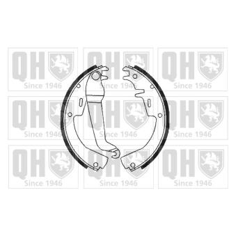 Jeu de mâchoires de frein QUINTON HAZELL