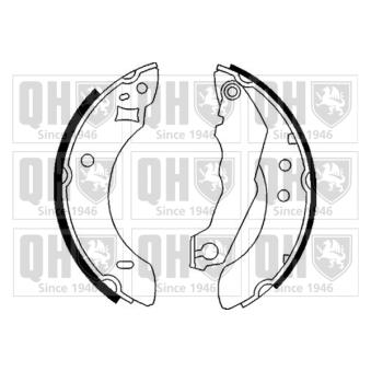 Jeu de mâchoires de frein QUINTON HAZELL